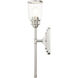 Lawrenceville 1 Light 5 inch Brushed Nickel Single Sconce Wall Light