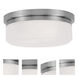Stratus 2 Light 8 inch Brushed Nickel Ceiling Mount or Wall Mount Wall Light