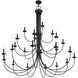 Estate 24 Light 60 inch Bronze Foyer Chandelier Ceiling Light