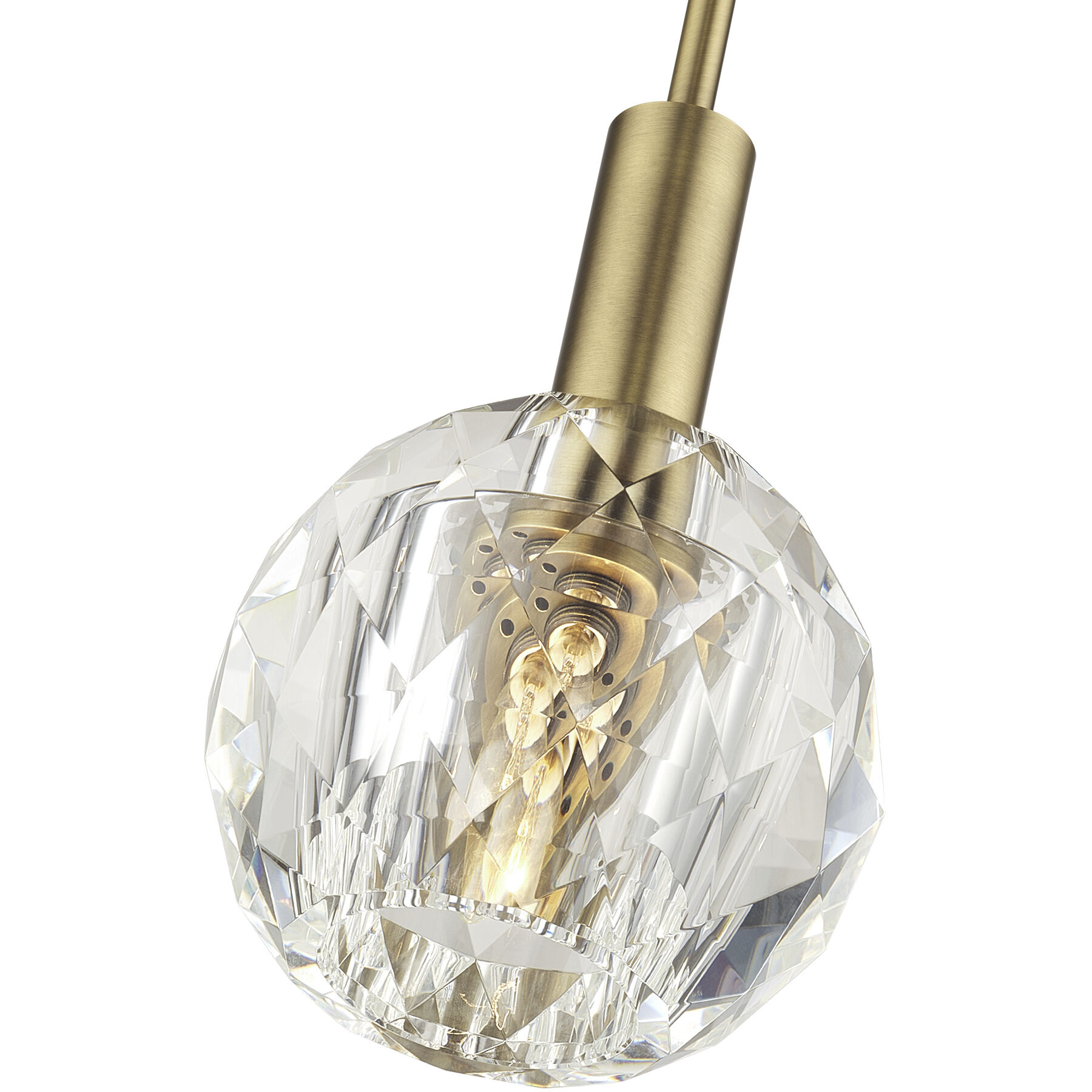 Whitfield 1 Light 6.5 inch Natural Brass Pendant Ceiling Light