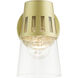 Covington 1 Light 8 inch Soft Gold Outdoor Wall Lantern, Small