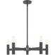 Copenhagen 5 Light 25 inch Scandinavian Gray Chandelier Ceiling Light