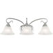 Coronado 3 Light 27 inch Polished Chrome Bath Vanity Wall Light
