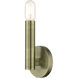 Copenhagen 1 Light 5.13 inch Antique Brass ADA Wall Sconce Wall Light, Single