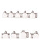 Springfield 5 Light 36 inch Brushed Nickel Vanity Sconce Wall Light