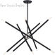 Soho 10 Light 28 inch Black Medium Chandelier Ceiling Light