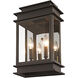 Princeton 2 Light 15 inch Bronze Outdoor Wall Lantern