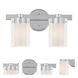 Manhattan 2 Light 14.5 inch Polished Chrome Bath Vanity Wall Light