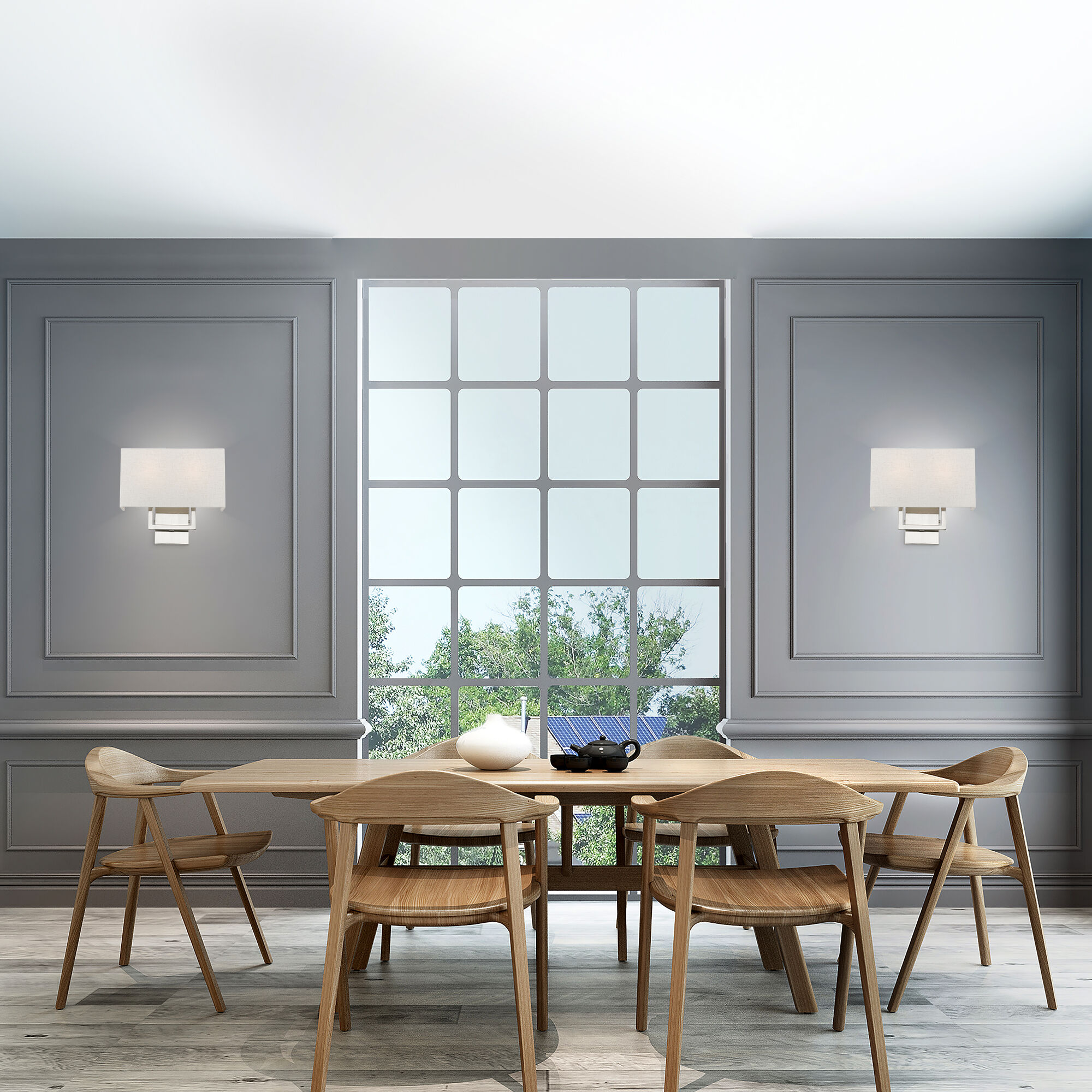 Pierson 2 Light 13 inch Brushed Nickel ADA Sconce Wall Light