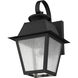 Mansfield 1 Light 13 inch Black Outdoor Wall Lantern