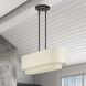 Manorwood 3 Light 30 inch English Bronze Linear Chandelier Ceiling Light, Medium
