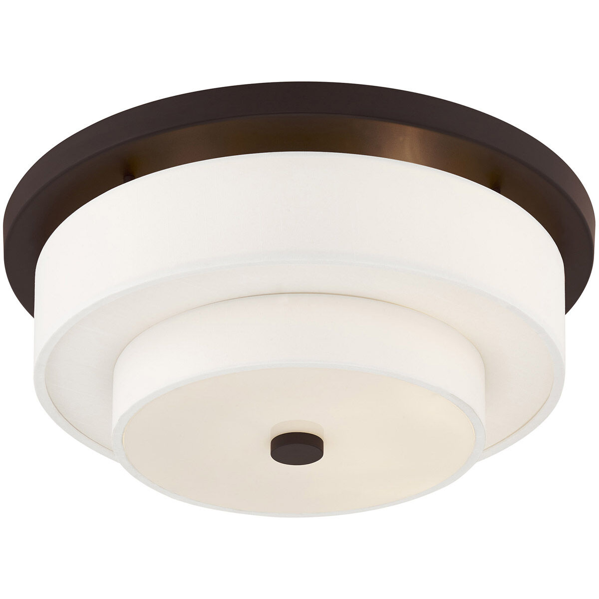 Meridian 4 Light 18 inch Bronze Flush Mount Ceiling Light