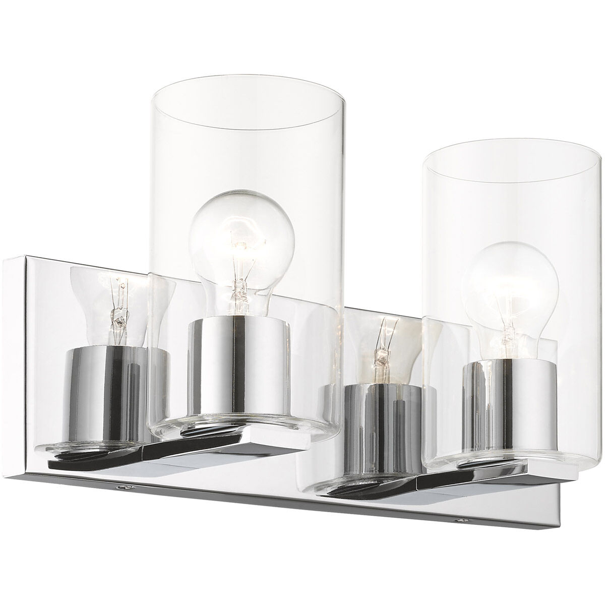 Zurich 2 Light 15 inch Polished Chrome Vanity Sconce Wall Light