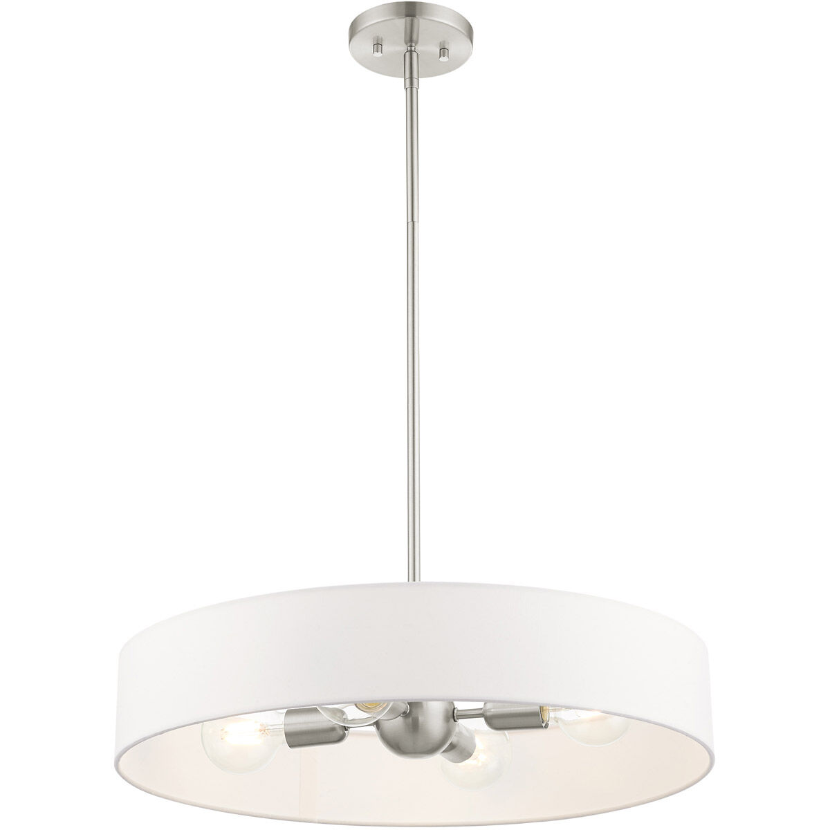 Venlo 4 Light 22 inch Brushed Nickel Pendant Ceiling Light