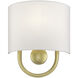 Stratton 1 Light 9 inch Soft Gold ADA Wall Sconce Wall Light