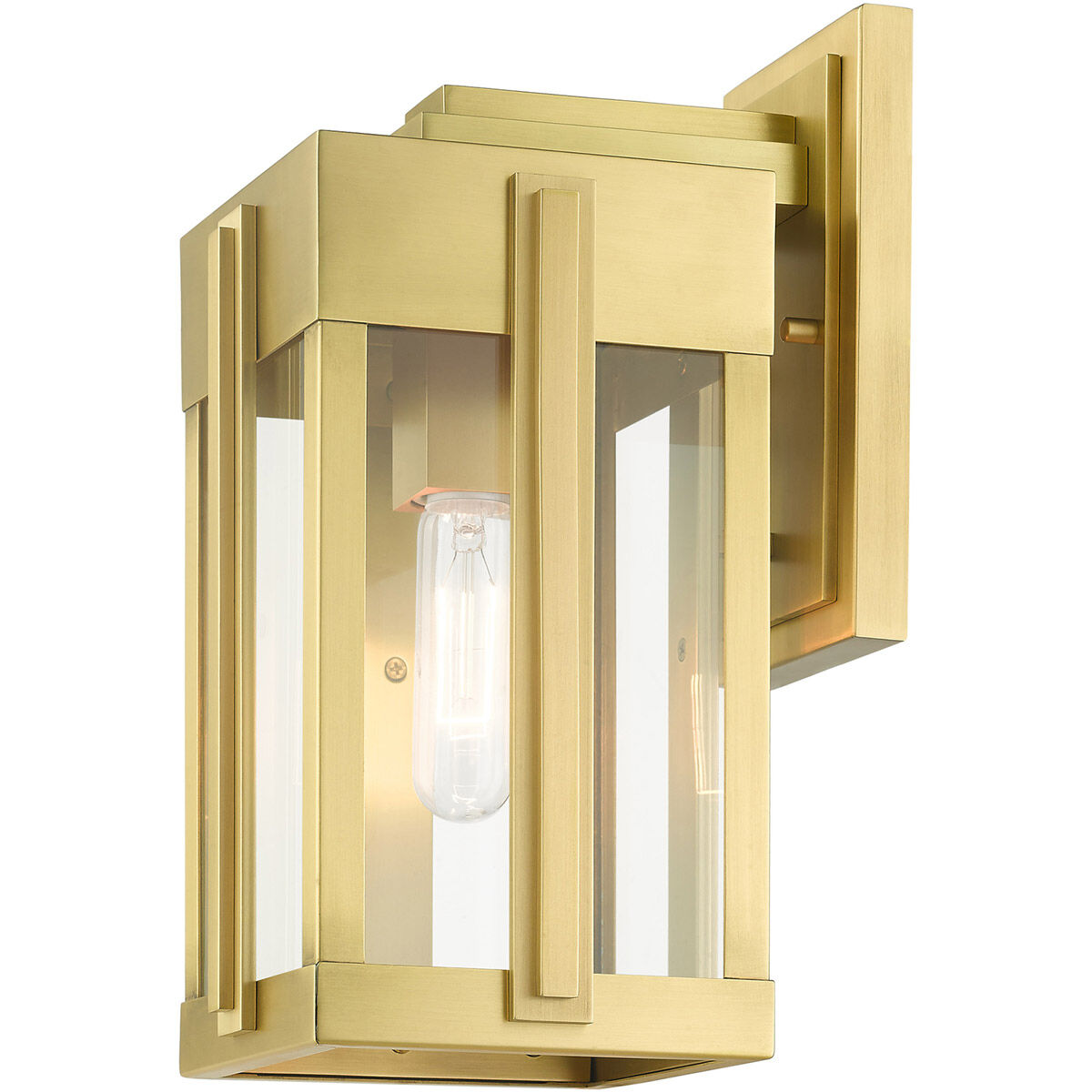 Lexington 1 Light 13 inch Natural Brass Outdoor Wall Lantern