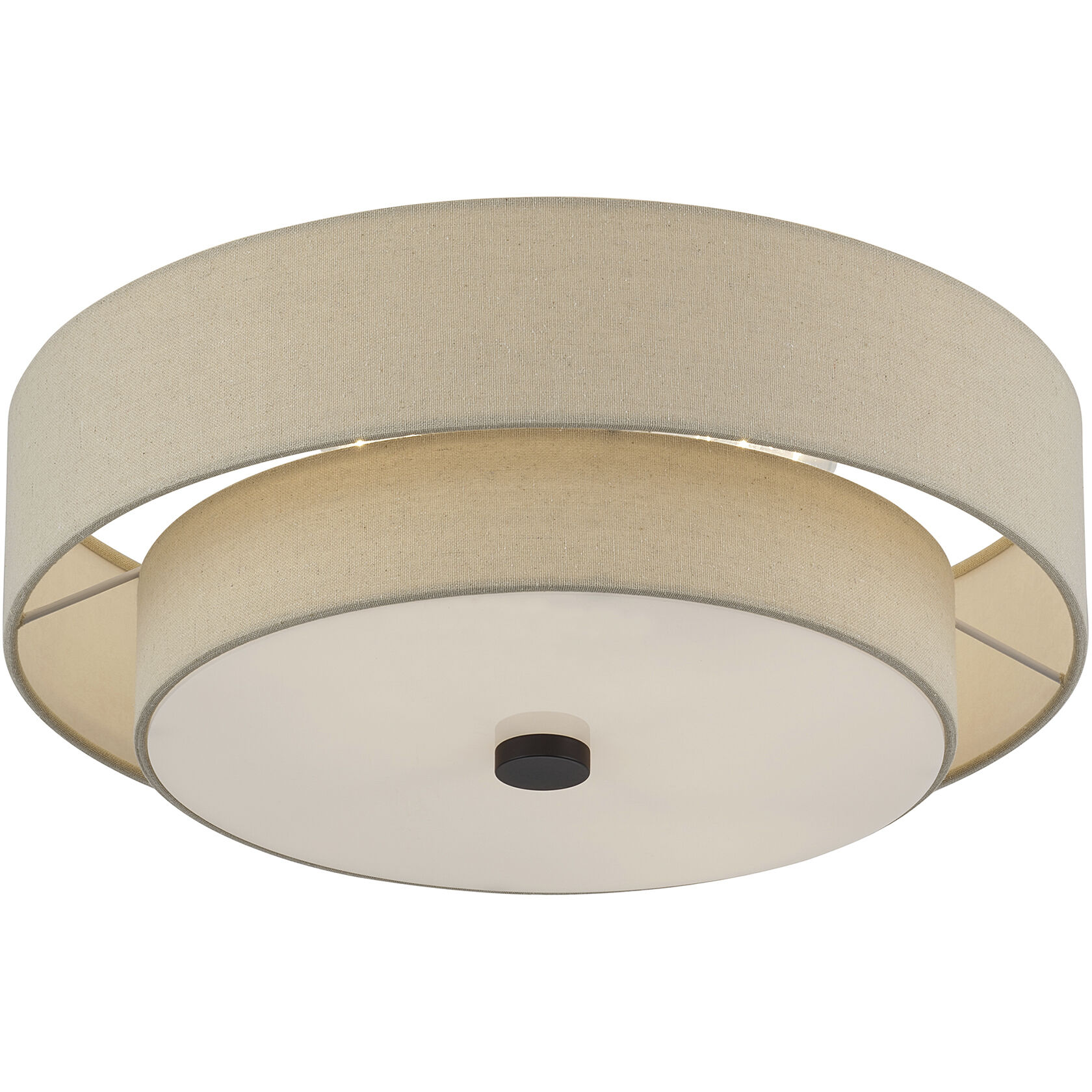 Bellingham 4 Light 18 inch Bronze Semi Flush Mount Ceiling Light, Large