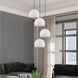 Allison 1 Light 10 inch White Mini Pendant Ceiling Light