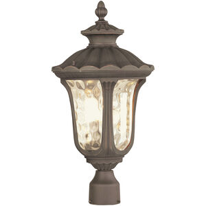 Oxford 3 Light 22 inch Imperial Bronze Outdoor Post Top Lantern
