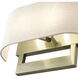 ADA Wall Sconces 2 Light 15 inch Antique Brass ADA Large ADA Sconce Wall Light, Large