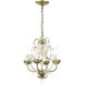Acanthus 4 Light 14 inch Winter Gold Chandelier Ceiling Light
