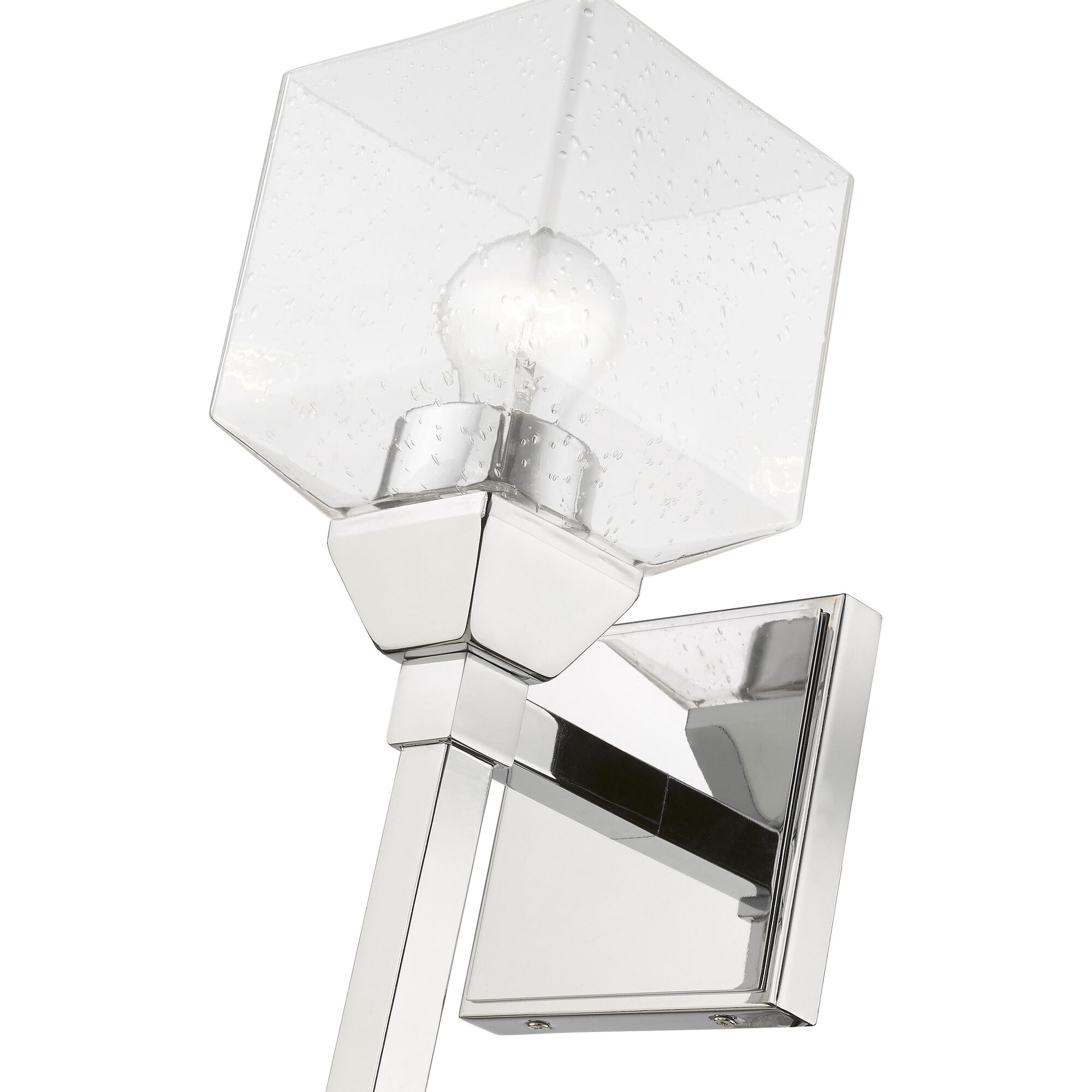Aragon 1 Light 5 inch Polished Chrome Vanity Sconce Wall Light
