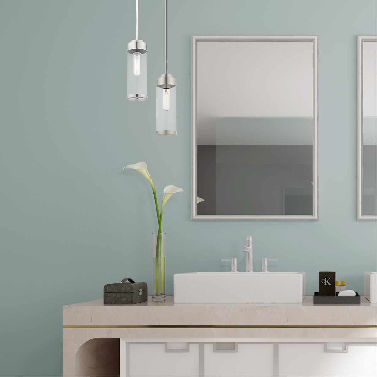 Hillcrest 1 Light 5 inch Polished Chrome Mini Pendant Ceiling Light