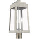 Oslo 3 Light 20 inch Brushed Nickel Outdoor Post Top Lantern