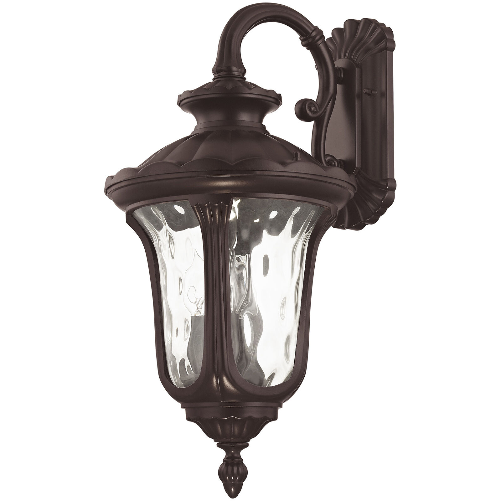 Oxford 3 Light 23 inch Bronze Outdoor Wall Lantern