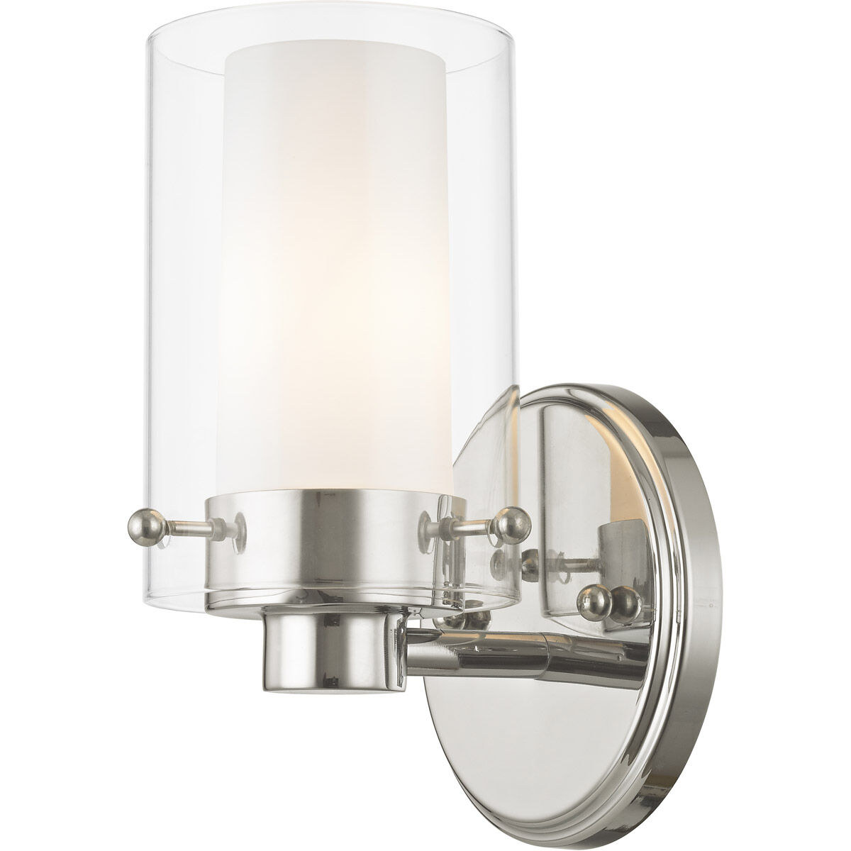 Manhattan 1 Light 5 inch Polished Chrome Bath Vanity Wall Light