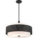 Noria 5 Light 24 inch Black Chandelier Ceiling Light