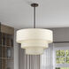 Manorwood 5 Light 28 inch English Bronze Pendant Chandelier Ceiling Light, Medium