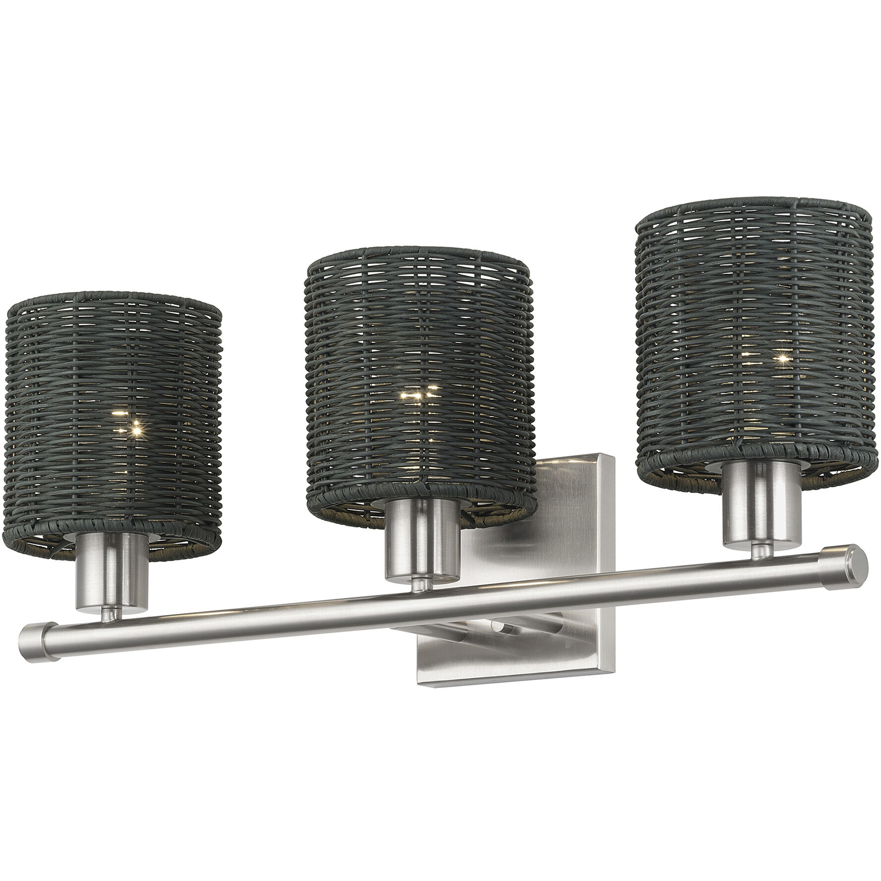 Weavington 3 Light 23.5 inch Brushed Nickel Vanity Wall Sconce Wall Light