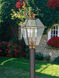 Westover 3 Light 21.5 inch Antique Brass Outdoor Post Top Lantern