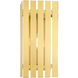 Greenwich 1 Light 17 inch Satin Brass Outdoor Wall Lantern