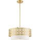 Calinda 4 Light 20 inch Soft Gold Pendant Chandelier Ceiling Light