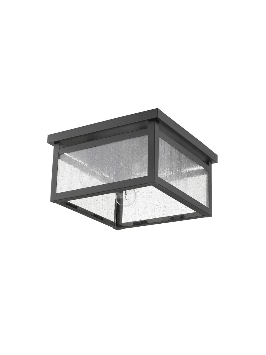 Milford 4 Light 11 inch Bronze Flush Mount Ceiling Light