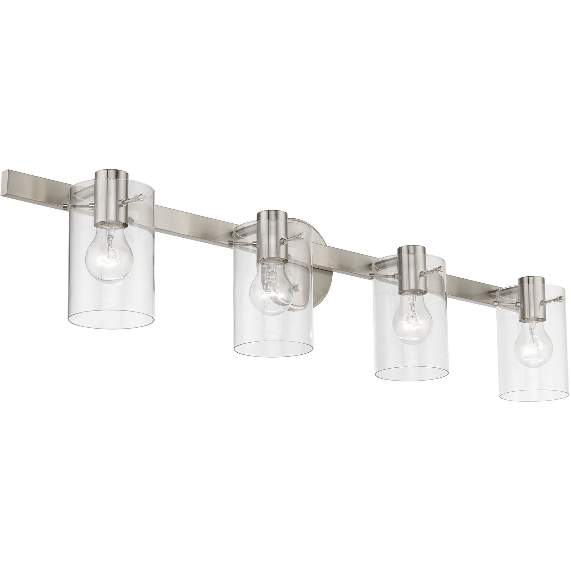 Munich 4 Light 36 inch Brushed Nickel Vanity Sconce Wall Light