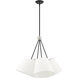 Prato 4 Light 25 inch Black Chandelier Ceiling Light