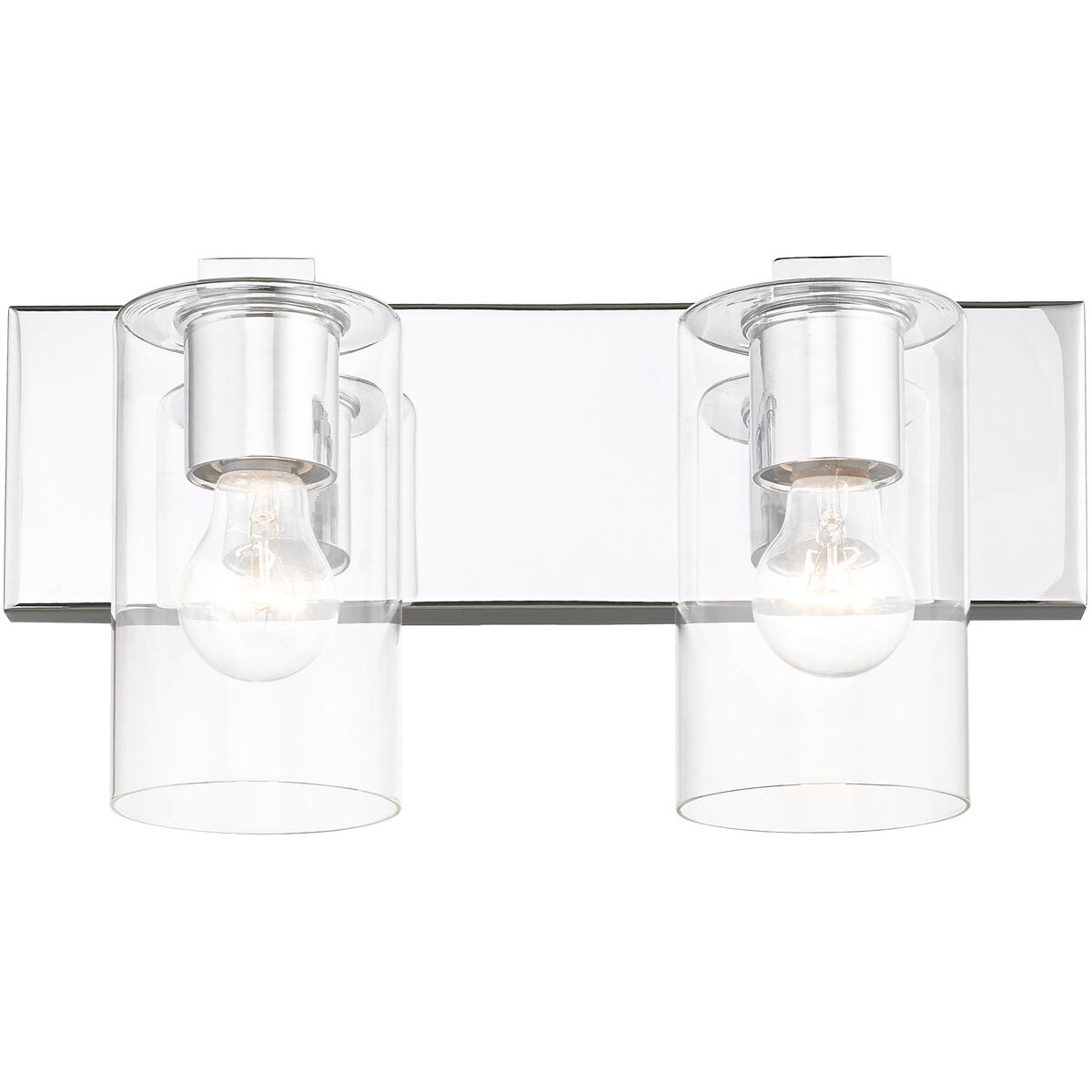 Zurich 2 Light 15 inch Polished Chrome Vanity Sconce Wall Light