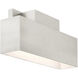 Lynx 2 Light 7 inch Brushed Nickel Outdoor ADA Wall Sconce