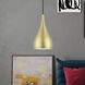 Amador 1 Light 6.25 inch Soft Gold with Polished Brass Accents Mini Pendant Ceiling Light