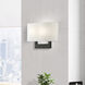 Allison Wall Sconce Wall Light in Black, Medium