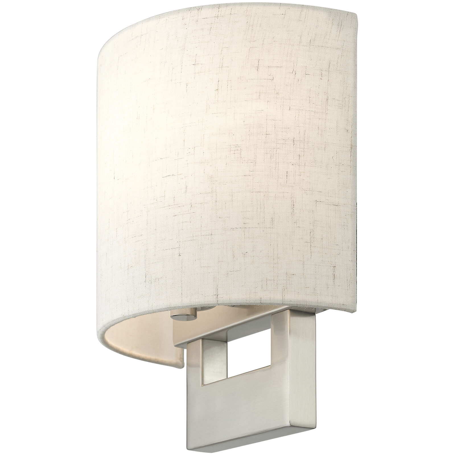 Petite 1 Light 8 inch Brushed Nickel ADA Wall Sconce Wall Light