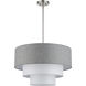 Brookmeade 4 Light 23 inch Brushed Nickel Pendant Chandelier Ceiling Light
