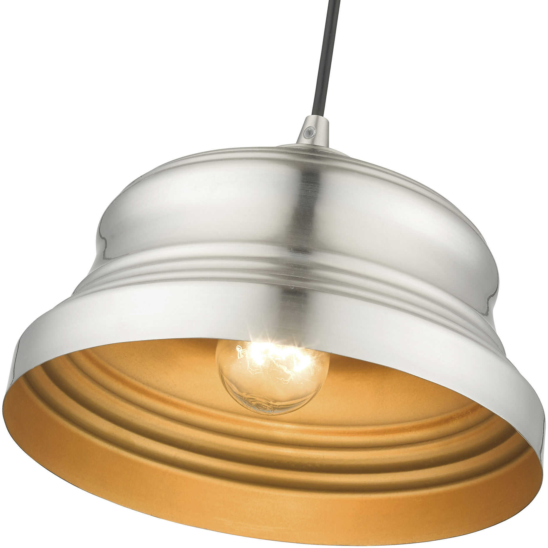 Endicott 1 Light 10 inch Brushed Nickel Pendant Ceiling Light