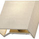Summit 1 Light 8 inch Antique Gold Leaf ADA ADA Sconce Wall Light