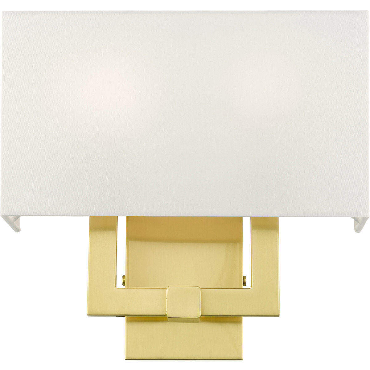 Meridian 2 Light 13 inch Satin Brass ADA ADA Sconce Wall Light