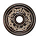 Versailles Hand Rubbed Bronze with Antique Silver Accents Ceiling Medallion