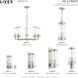 Hillcrest 3 Light 20.5 inch Brushed Nickel Outdoor Wall Lantern